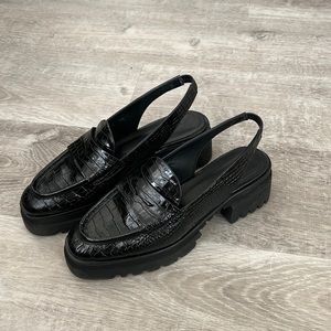 Freda Salvador Bettie Slingback Lug Loafer